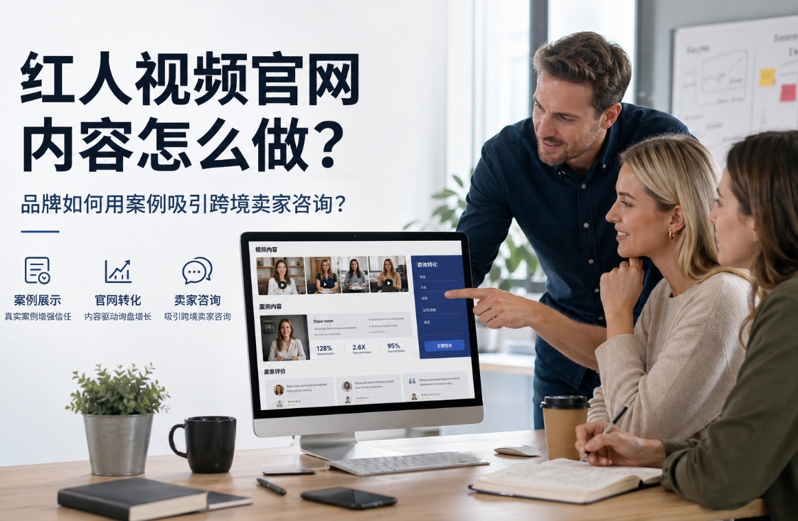 红人视频官网内容怎么做？品牌如何用案例吸引跨境卖家咨询？