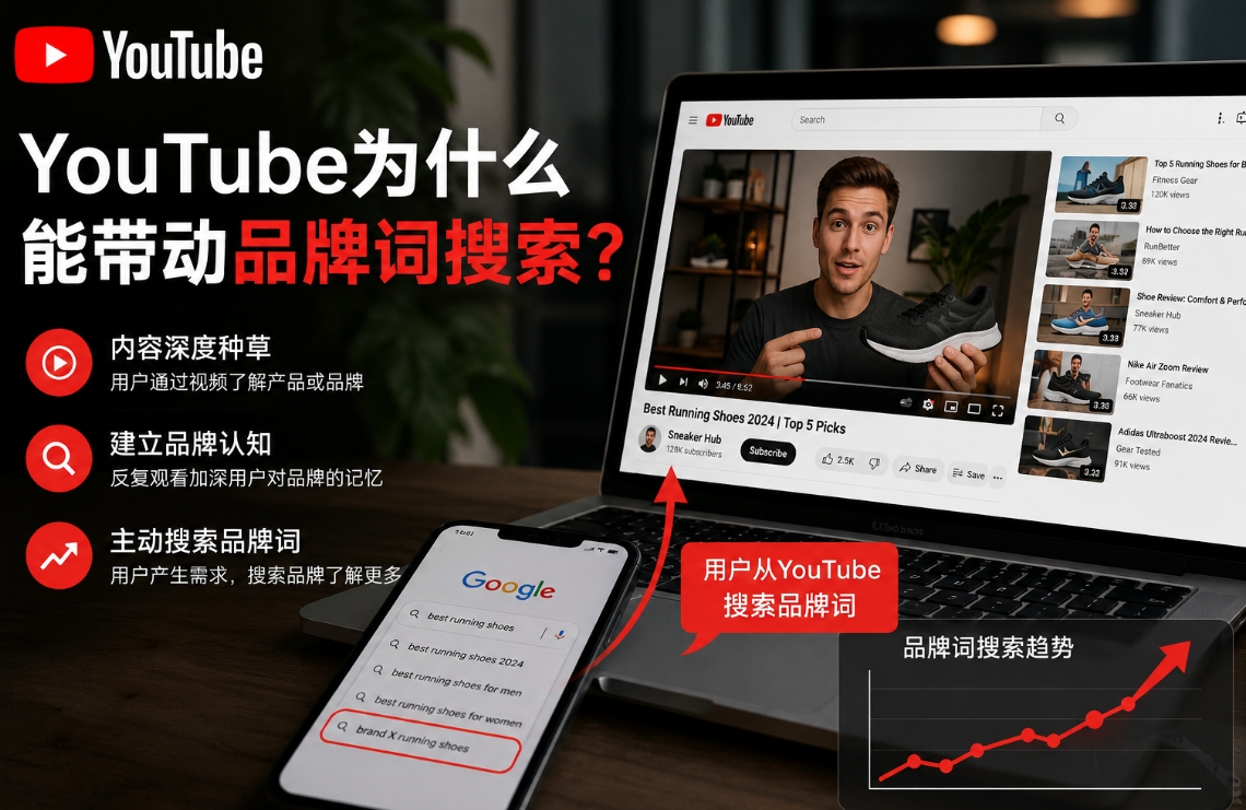 投入 YouTube 测评视频对站外引流和品牌词搜索有帮助吗？