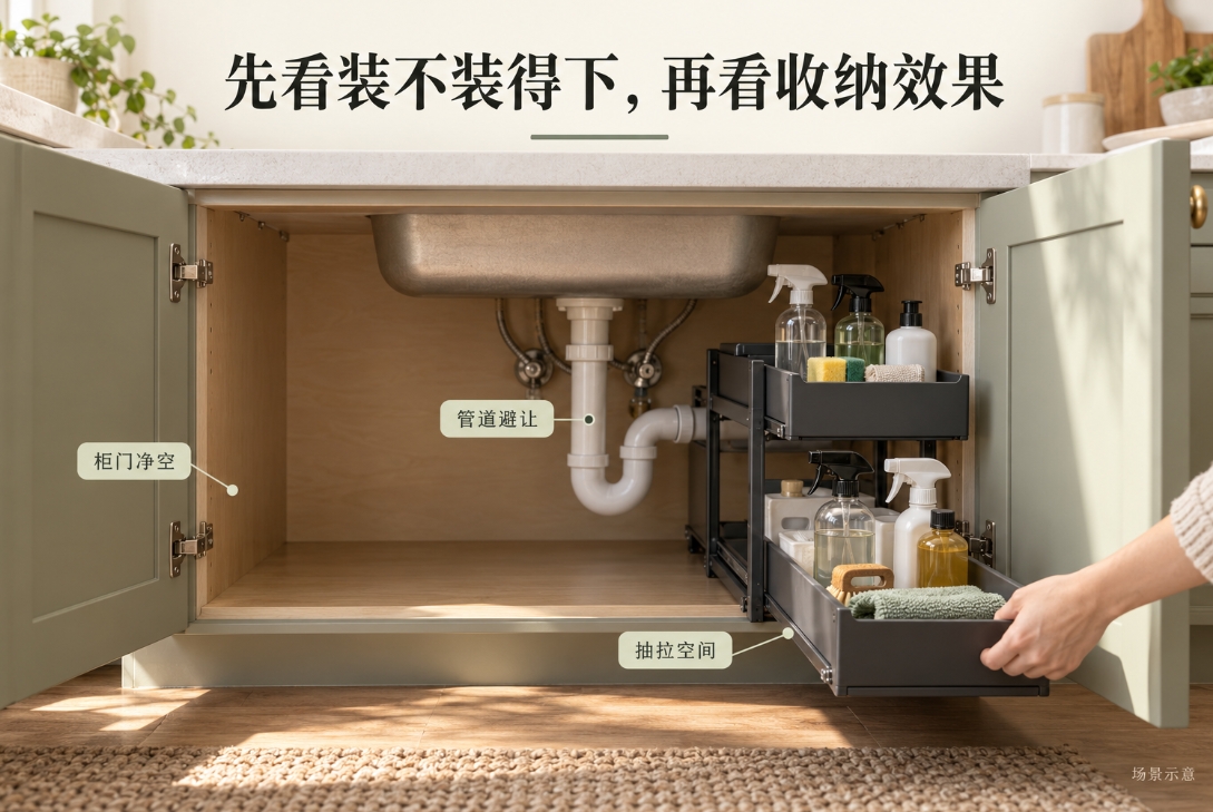 水槽下收纳架怎么拍亚马逊红人视频？